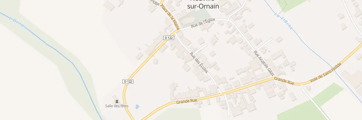Plan du 10 Rue des Ecoles à Neuville-sur-Ornain