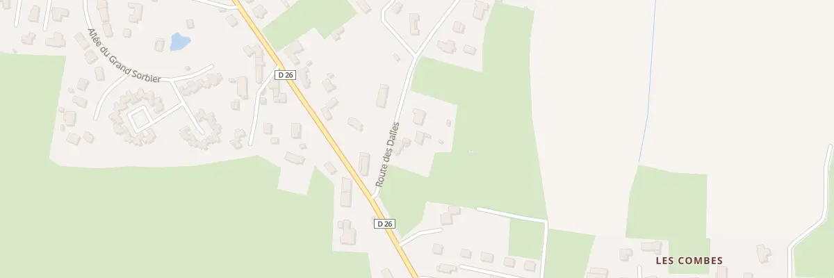 Plan du 78 Rte des Dalles à Mézériat