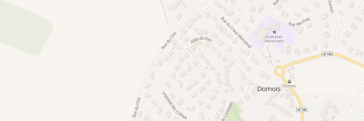 Plan du 15 All du Fort à Fénay
