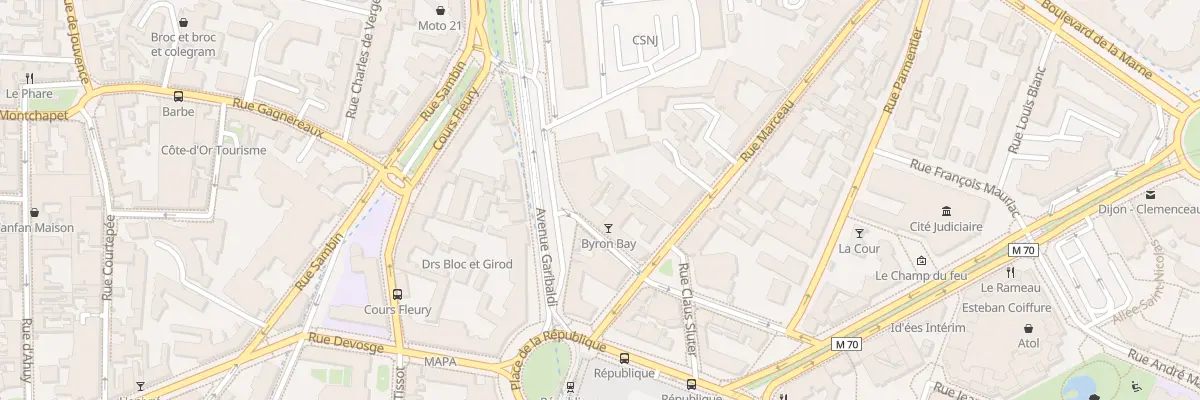 Plan du 10 Petite Rue de Pouilly à Dijon