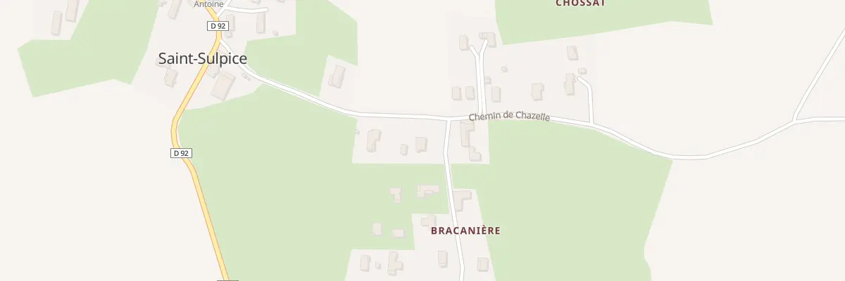 Plan du 316 Che de la Teppe à Saint-Sulpice