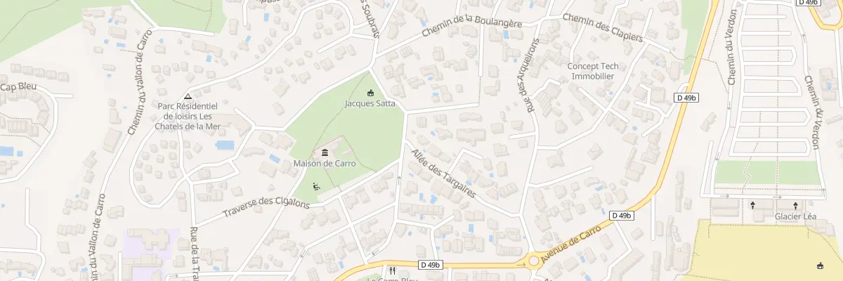Plan du 3 All des Targaires à Martigues