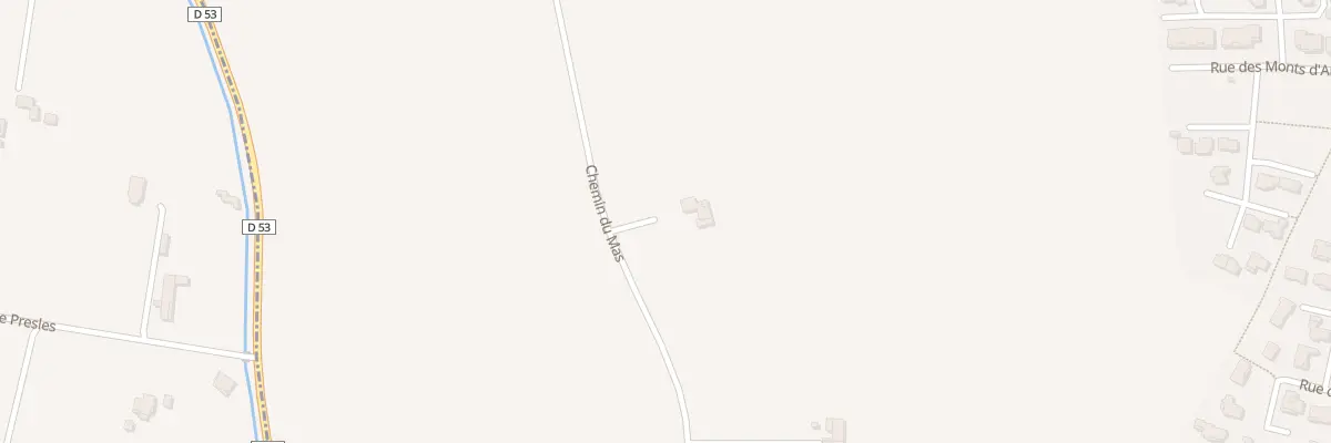 Plan du 5087 Les Gorces à Mours-Saint-Eusèbe
