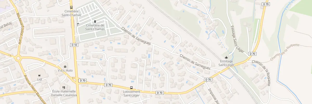 Plan du 7 Chem de Sarnegue à Saint-Chamas