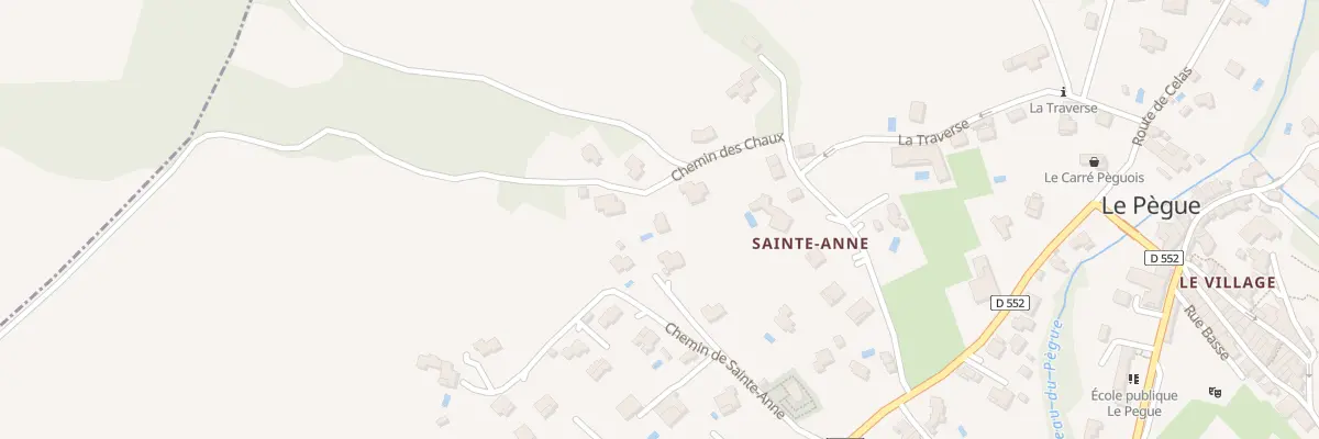 Plan du 287 Chem des Chaux au Pègue