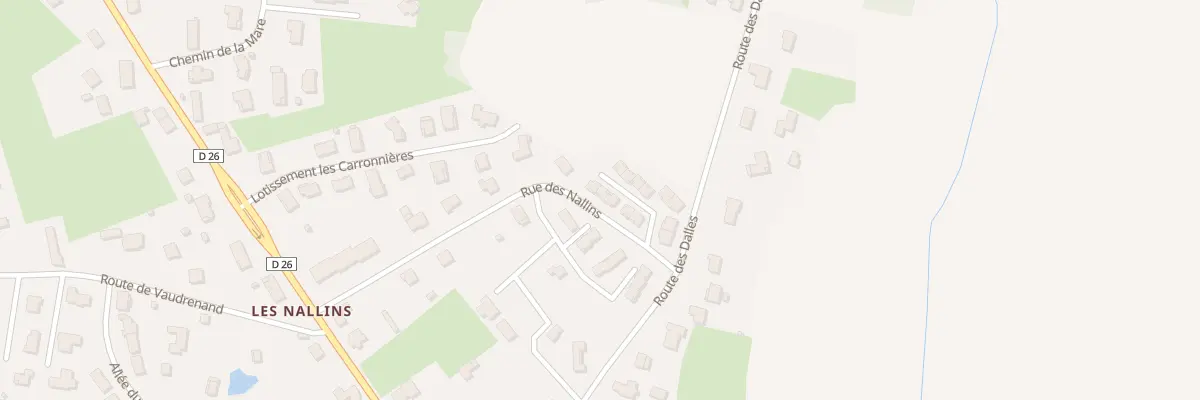 Plan du 4 Imp des Grillons à Mézériat