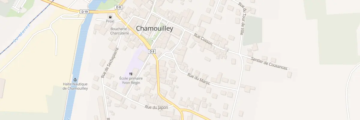 Plan du 3 Rue du Maroc à Chamouilley