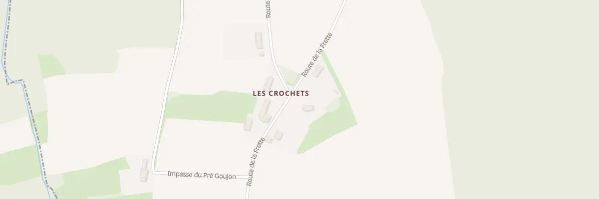 Plan du 2090 Rte de la Frette à Huilly-sur-Seille