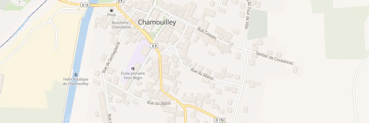 Plan du 7 Rue du Maroc à Chamouilley