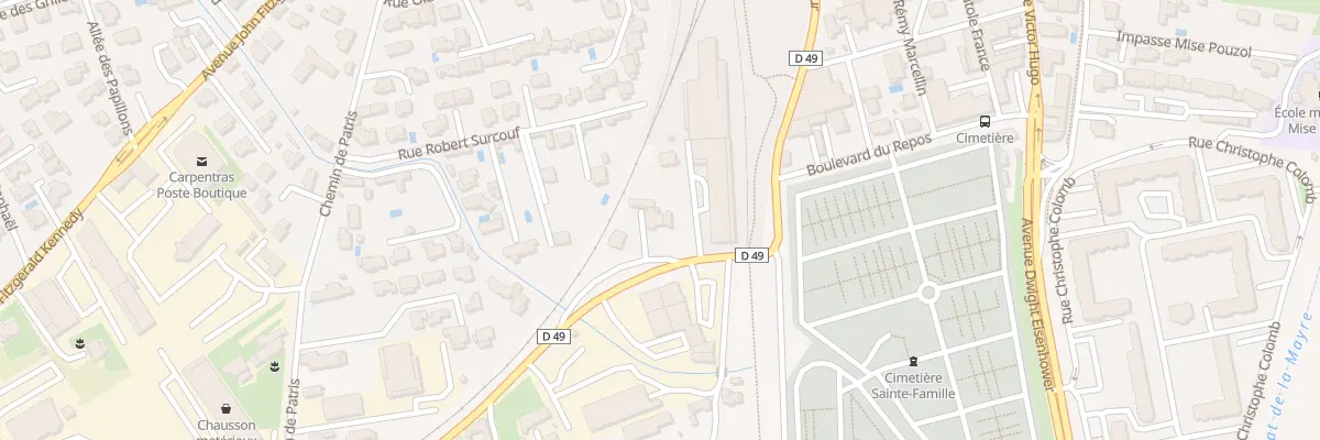 Plan du 68 Av des Marchés à Carpentras