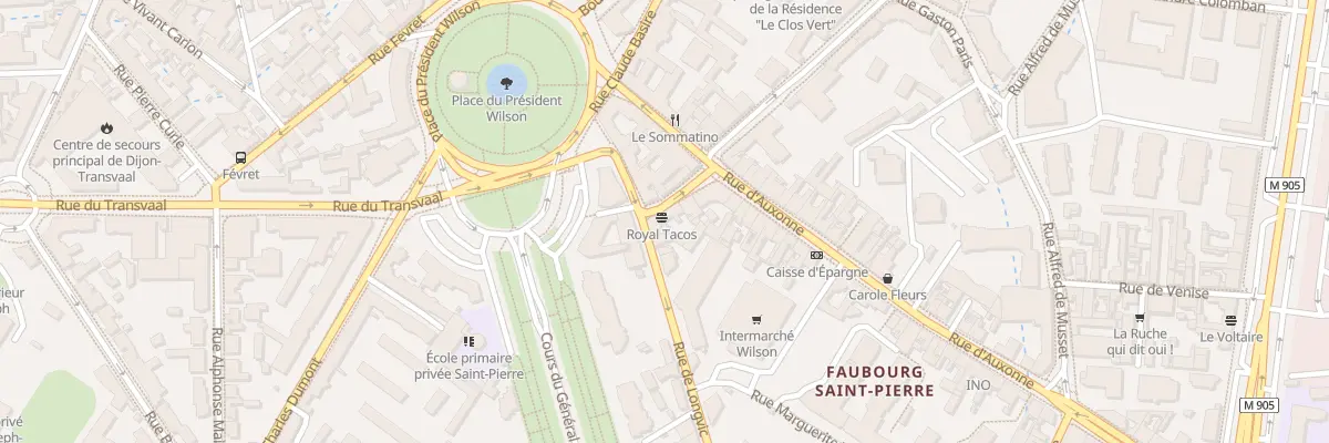 Plan du 2B Rue Coupée de Longvic à Dijon