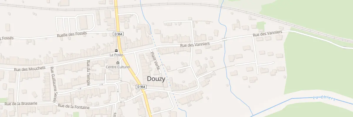 Plan du 9 Rue des Vanniers à Douzy