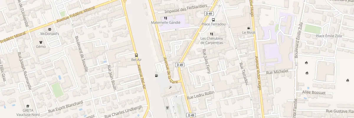 Plan du 254 Av Wilson à Carpentras