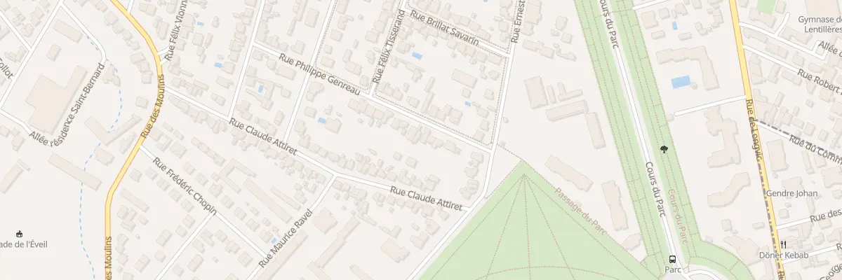 Plan du 30 Rue Philippe Genreau à Dijon