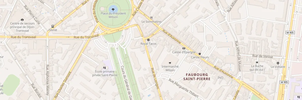 Plan du 15 Rue de Longvic à Dijon