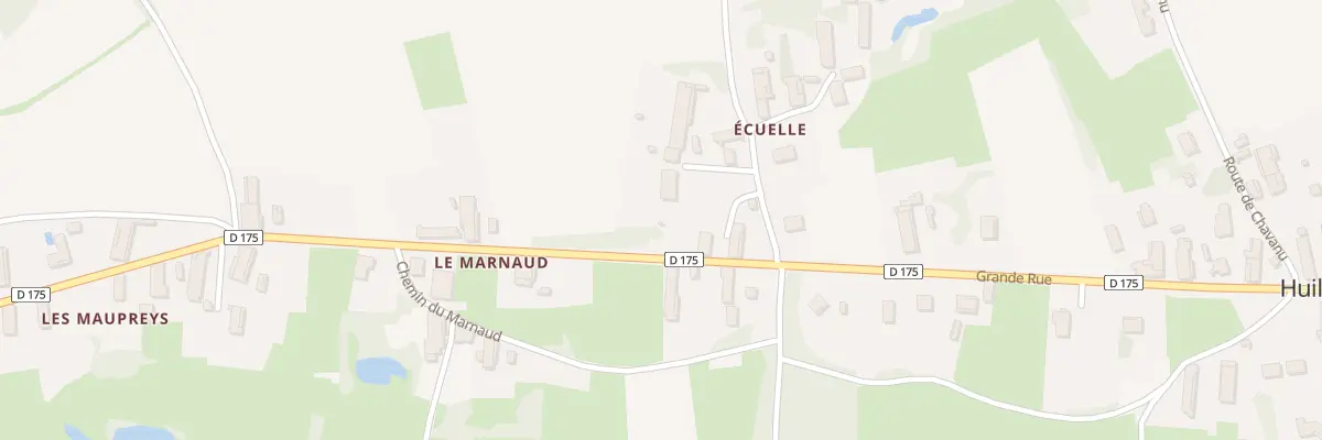 Plan du 875 Rue Grande Rue à Huilly-sur-Seille