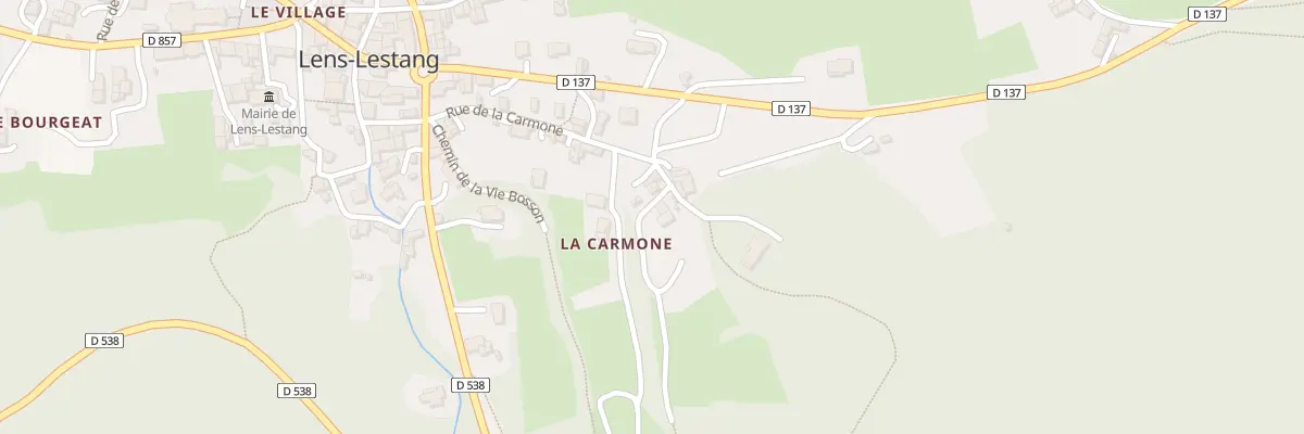 Plan du 30 Che des Charmes à Lens-Lestang