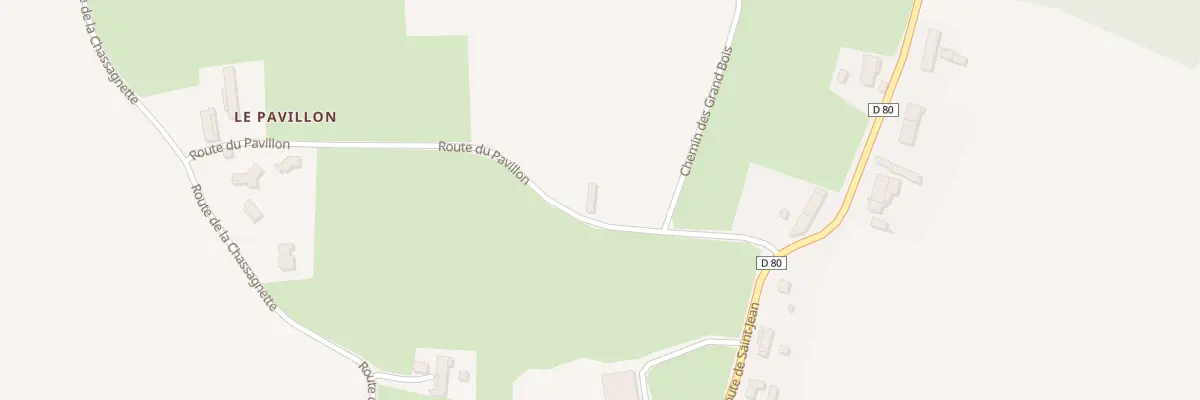 Plan du 140 Rte du Pavillon à Béréziat