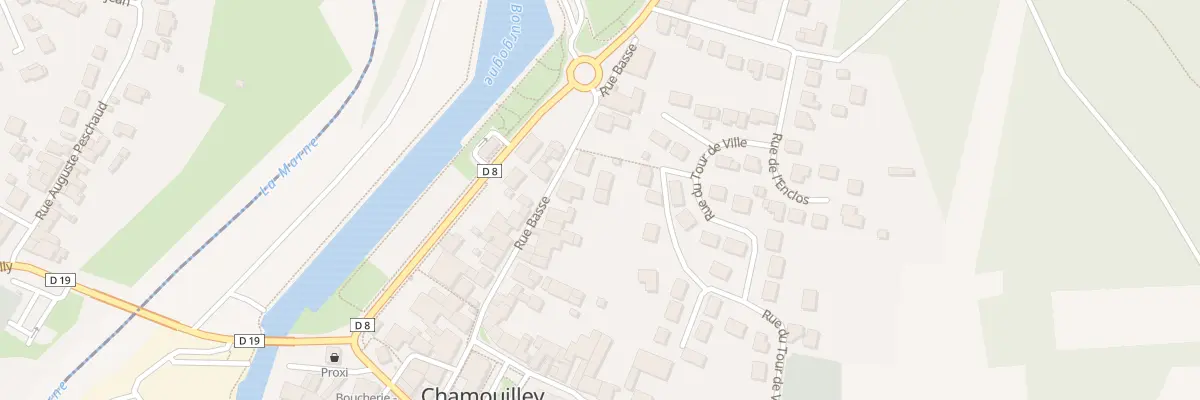 Plan du 34 Rue Basse à Chamouilley