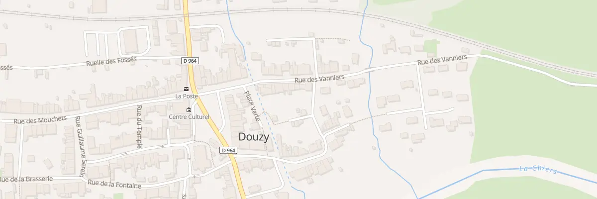 Plan du 13 Rue des Vanniers à Douzy