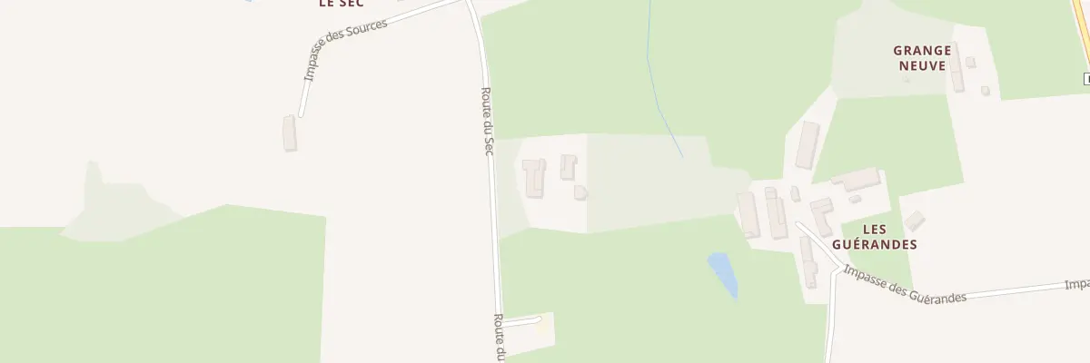 Plan du 340 Rte du Sec à Chaveyriat