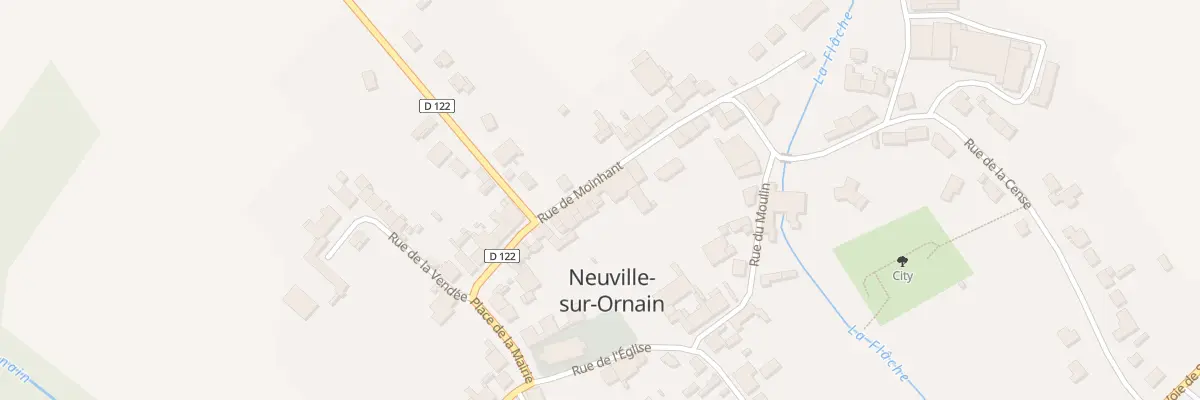 Plan du 16 Rue de Moinhant à Neuville-sur-Ornain
