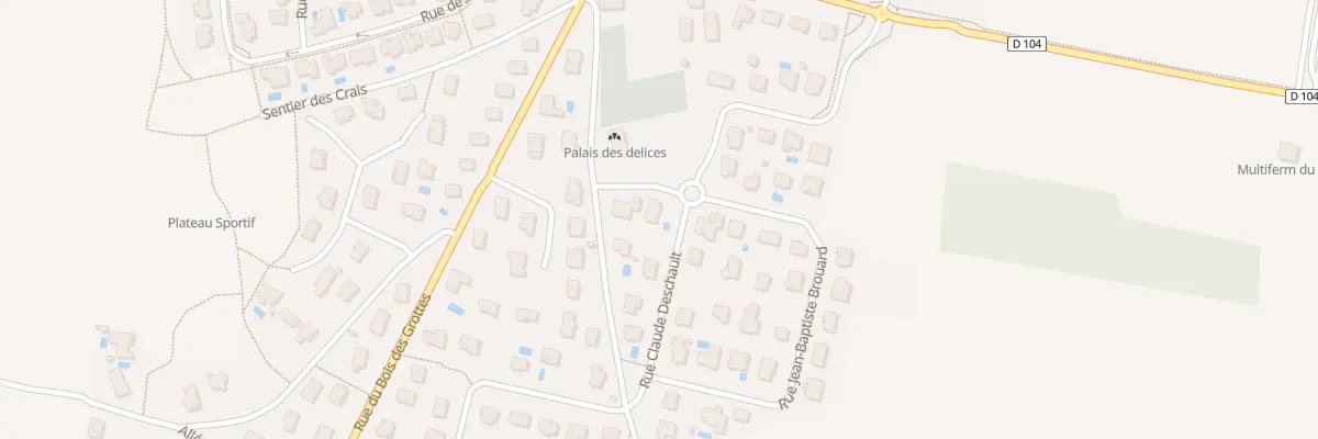 Plan du 12 Rue Claude Deschault à Asnières-lès-Dijon