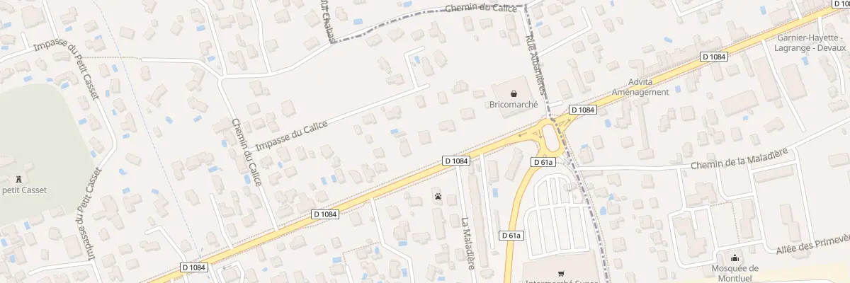 Plan du 138 Rte Nationale à La Boisse