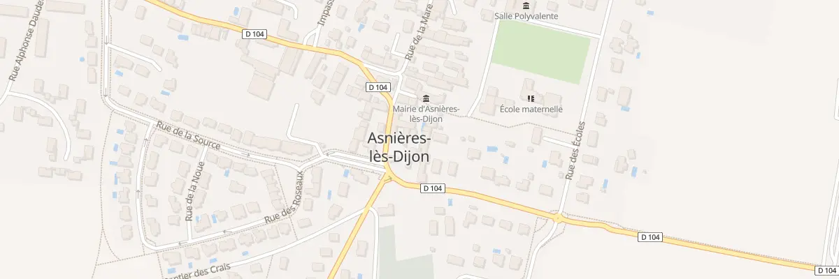 Plan du 11 Rue Lamblin Parizot à Asnières-lès-Dijon