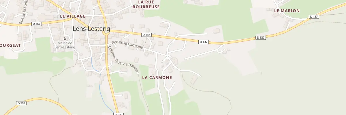 Plan du 5 Che des Charmes à Lens-Lestang