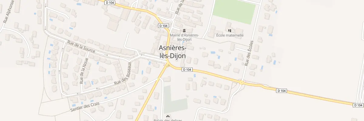 Plan du 1B Rue de Bellefond à Asnières-lès-Dijon
