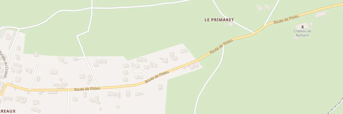 Plan du 5224 Le Primaret à Revel-Tourdan