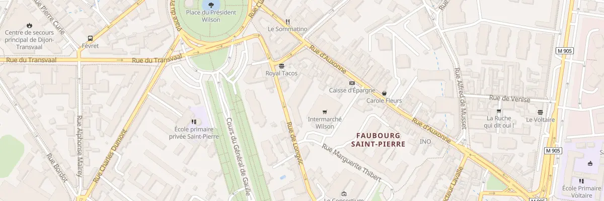 Plan du 19 Rue de Longvic à Dijon