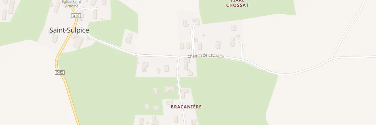 Plan du 316 Che de la Teppe à Saint-Sulpice