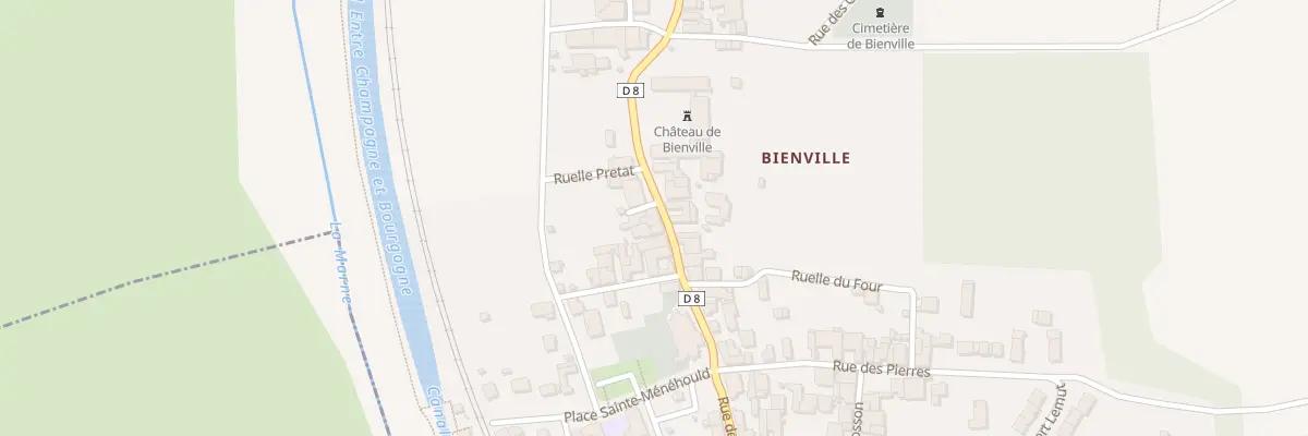 Plan du 8 Gr Grand Rue à Eurville-Bienville