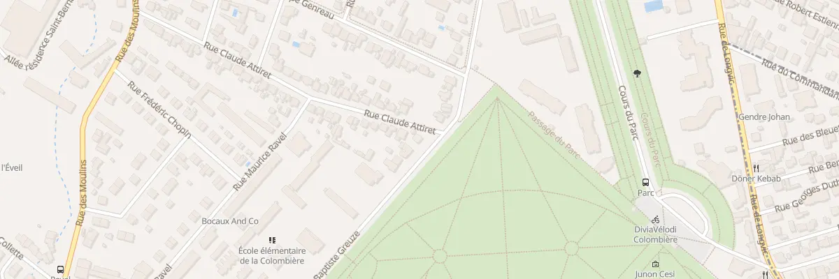 Plan du 60 Rue Claude Attiret à Dijon