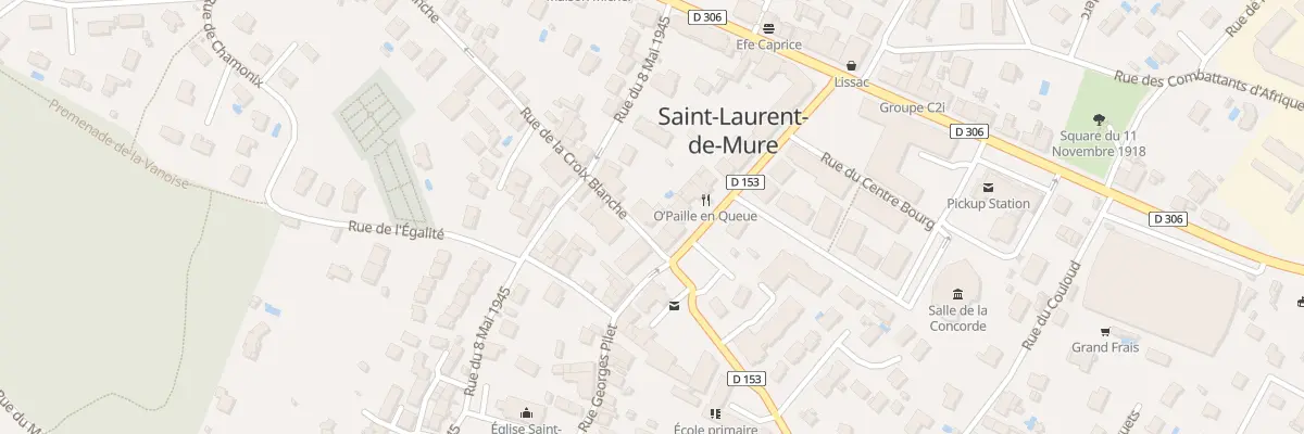 Plan du 33 Rue de la Croix Blanche à Saint-Laurent-de-Mure