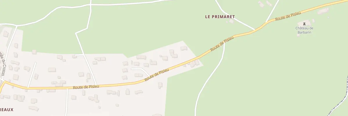 Plan du 519 Rte de Pisieu à Revel-Tourdan