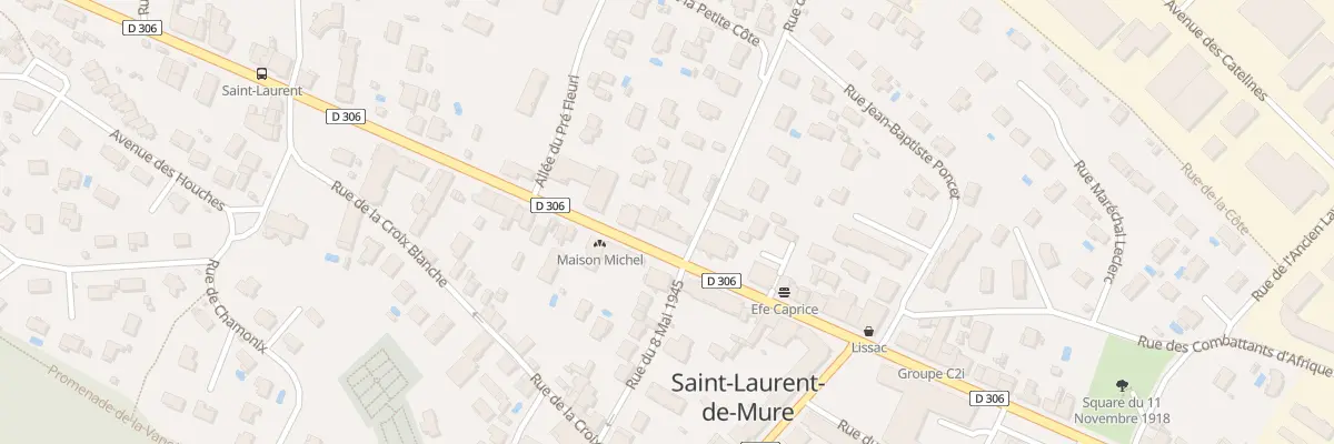 Plan du 93 Av Jean Moulin à Saint-Laurent-de-Mure