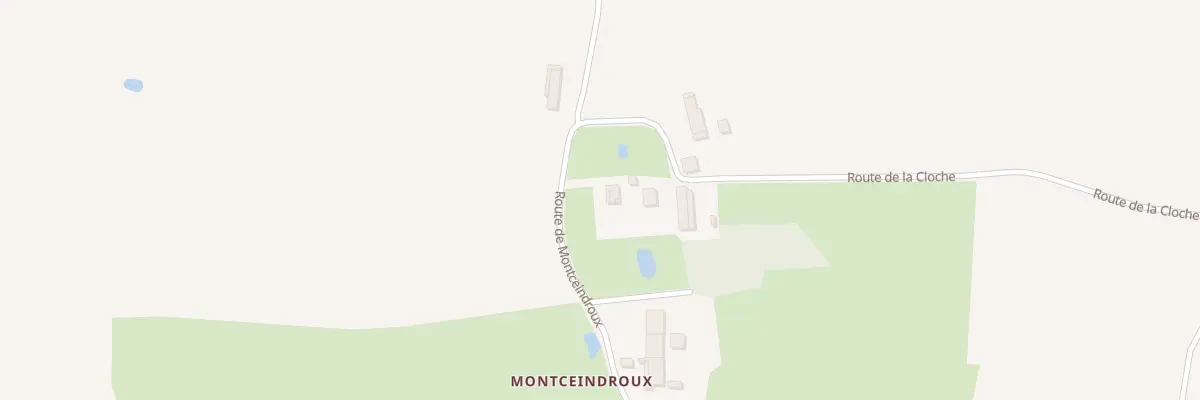 Plan du 446 Rte de Montceindroux à Marsonnas