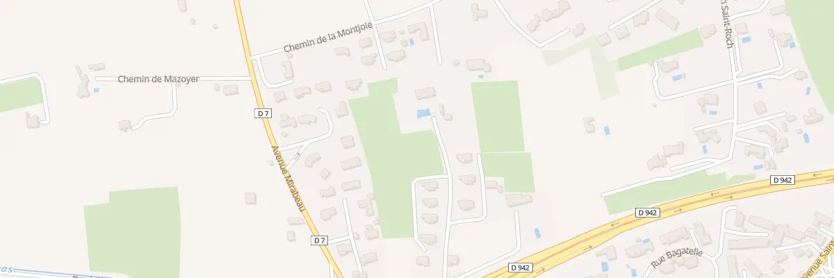 Plan du 405 Che de Saint Georges à Carpentras