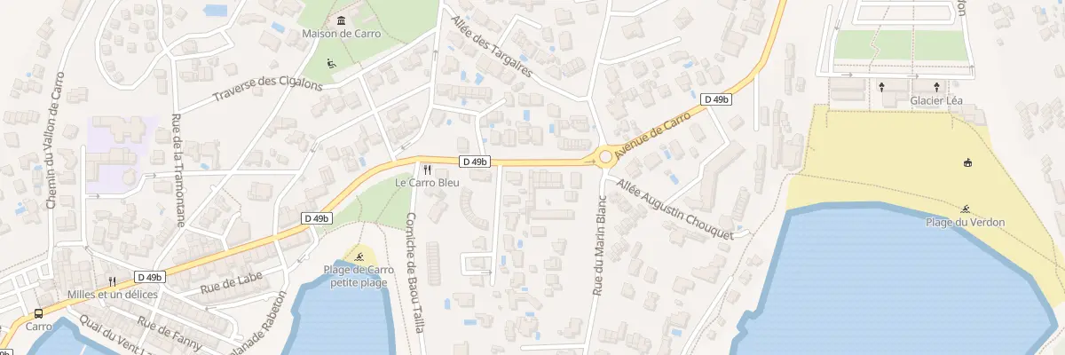 Plan du 10 Av de Carro à Martigues