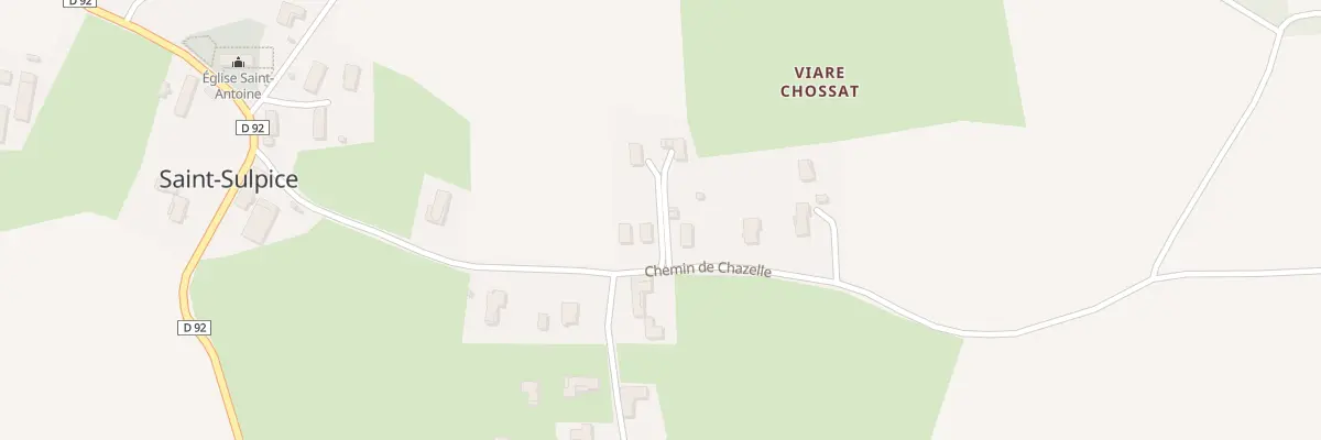 Plan du 41 Che de Chazelle à Saint-Sulpice