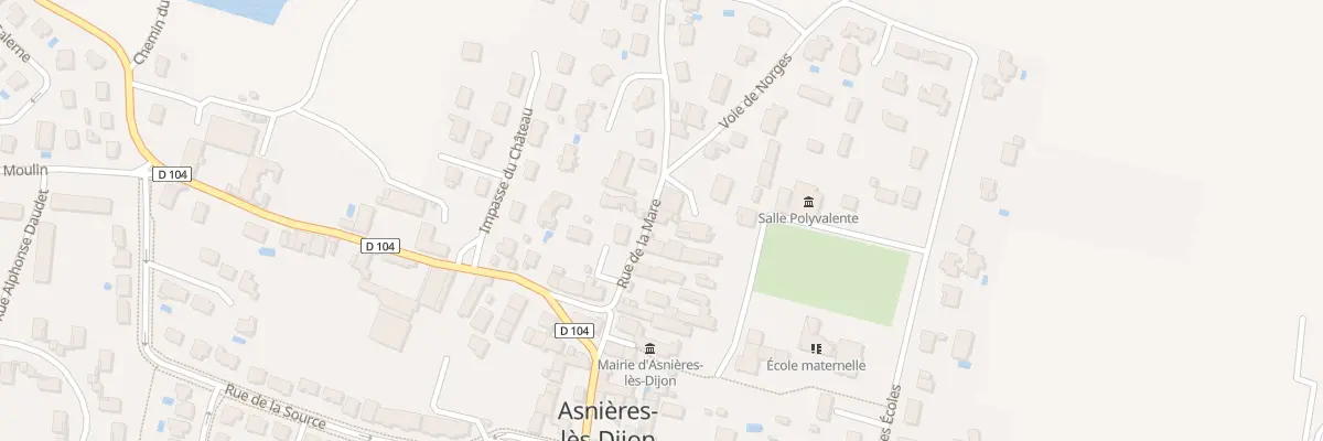 Plan du 16 Rue de la Mare à Asnières-lès-Dijon