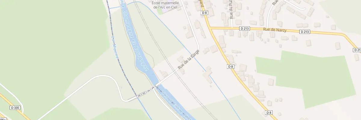 Plan du 5 Rue de la Forge à Eurville-Bienville