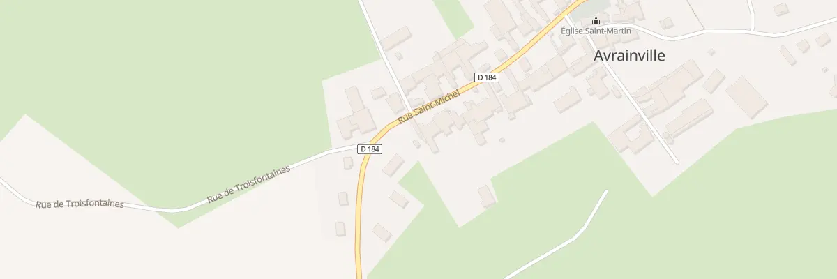 Plan du 2 Rue St Michel à Troisfontaines-la-Ville