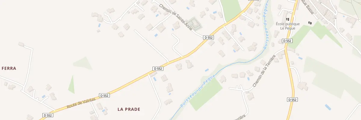 Plan du 5136 La Prade au Pègue