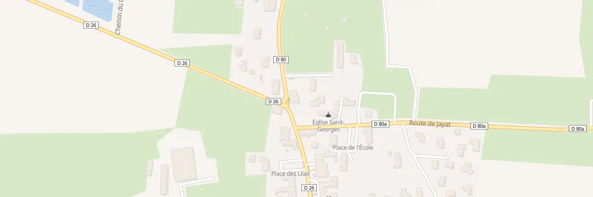 Plan du 20 Rte de Saint-jean à Béréziat
