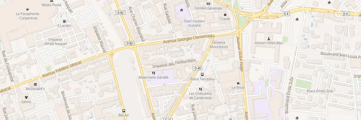 Plan du 44 Imp des Ferblantiers à Carpentras
