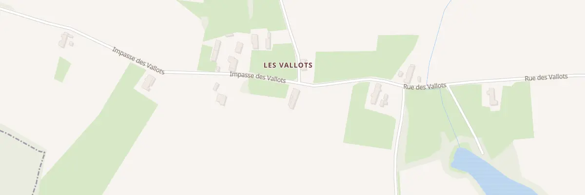 Plan du 500 Rue des Vallots à Tronchy